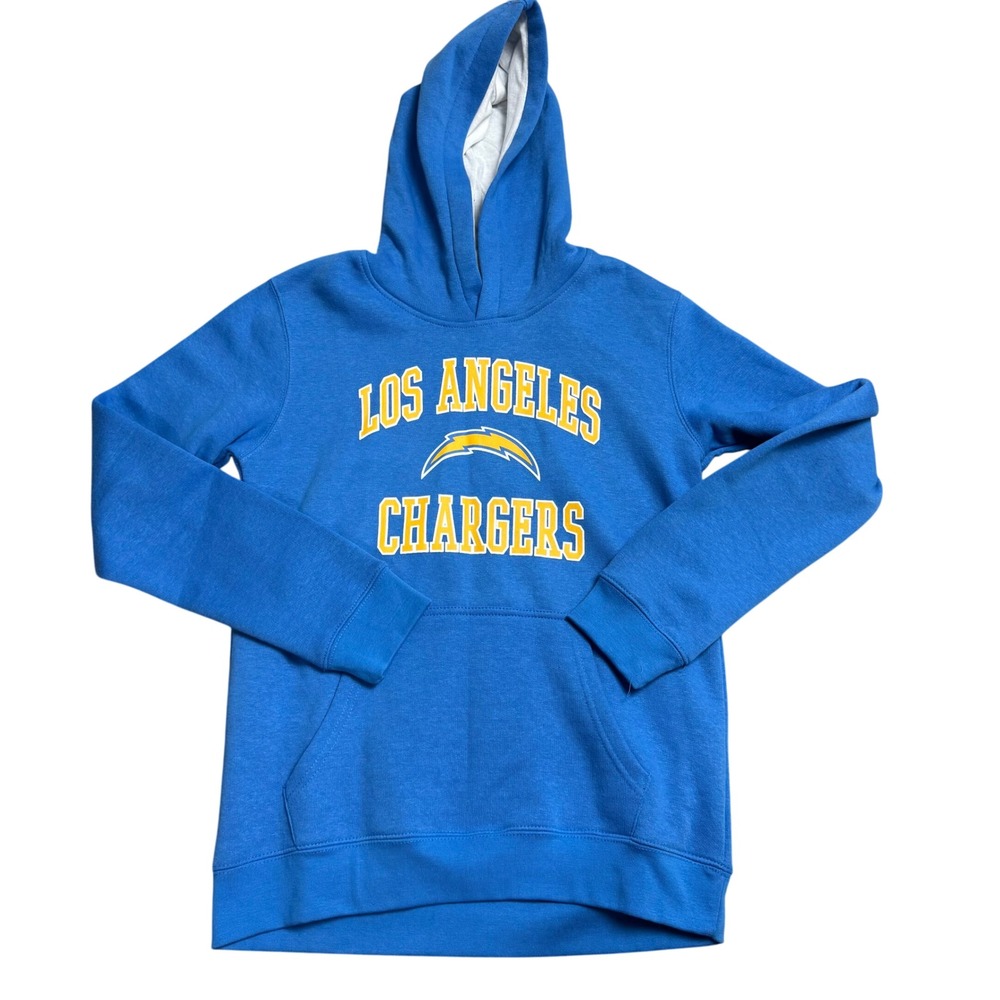 Los Angeles Chargers NFL Youth Large 14/16 Team Apparel‎ Blue Hoodie